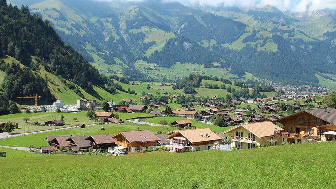 Švýcarské město Kandergrund, jehož součástí je obec Mitholz určená k vystěhování