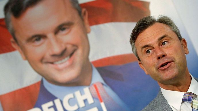 Kandidát na rakouského prezidenta Norbert Hofer