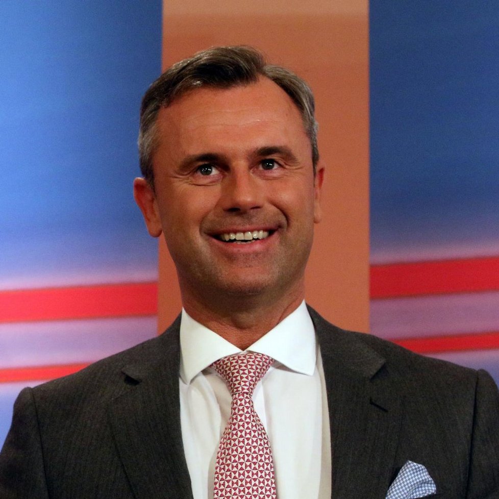 Kandidát na rakouského prezidenta Norbert Hofer