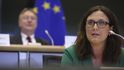 Kandidátka na evropskou komisařku pro obchod Cecilia Malmströmová