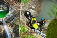 Čtyři Čechy ve Slovinsku strhl vodopád: Spadli z 15 metrů