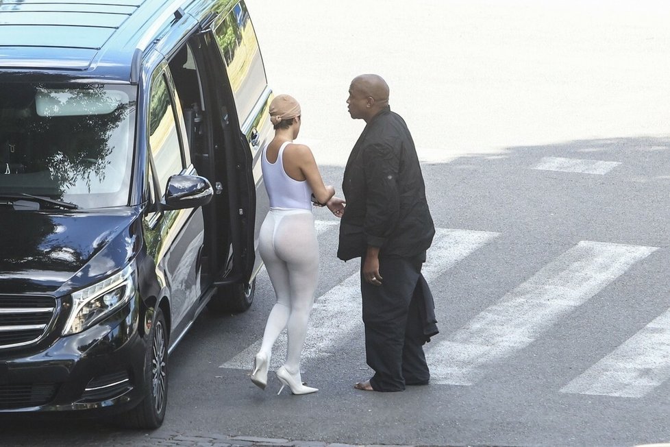 Kanye West a Bianca Censoriová