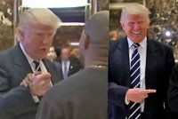 Trump se sešel s Kanye Westem: Rád tě vidím, blonďáku! Kde máš tu tlustoprdku?
