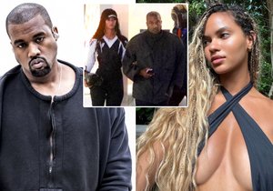 Kanye West se svým novým objevem - Julianou Nalú