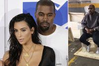 První foto manžela Kim Kardashian po kolapsu: Kanye West na blond. Odvrátí rozvod?