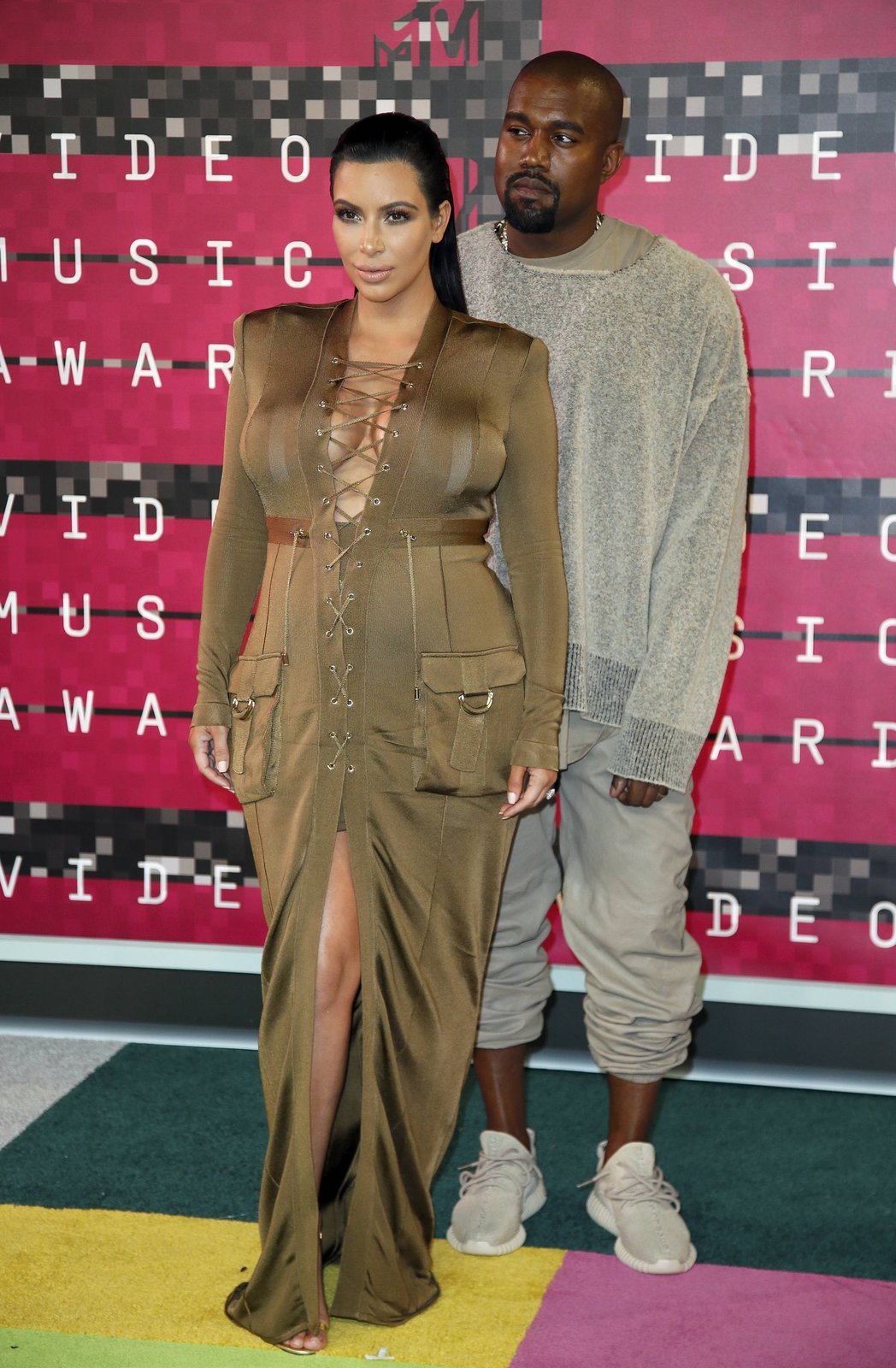 Kanye West a Kim Kardashian.