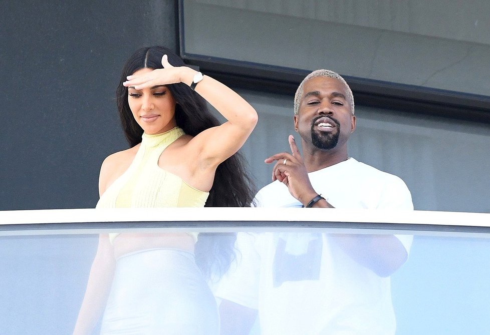 Kayne West s manželkou Kim Kardashianovou