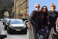Legendární kapela Scorpions dorazila do Česka: Limuzína, luxusní hotel a večeře