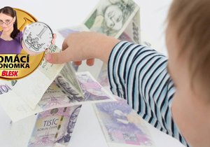 Pokud dítě finančně rozmazlíte, v budoucnu může upadnout do dluhů.