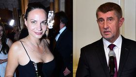 Pražská zastupitelka Eliška Kaplicky Fuchsová a šéf hnutí ANO Andrej Babiš