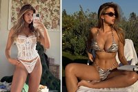 Modelka Kara Del Torová zdraví z Francie: Princezna v krajkách