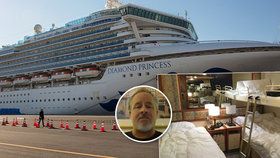Pasažér Matthew Smith popsal karanténu na lodi Diamond Princess