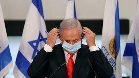 Izraelský premiér Benjamin Netanjahu (8. 9. 2020)