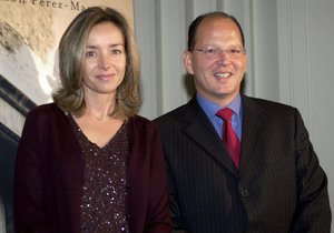 Princ Kardam vedle své manželky na snímku z roku 2002.