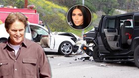 Otčím Kim Kardashian je zapleten do šílené dopravní nehody