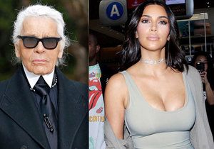Karl Lagerfeld zkritizoval chování Kim Kardashian.