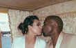 Kim Kardashian a Kanye West.