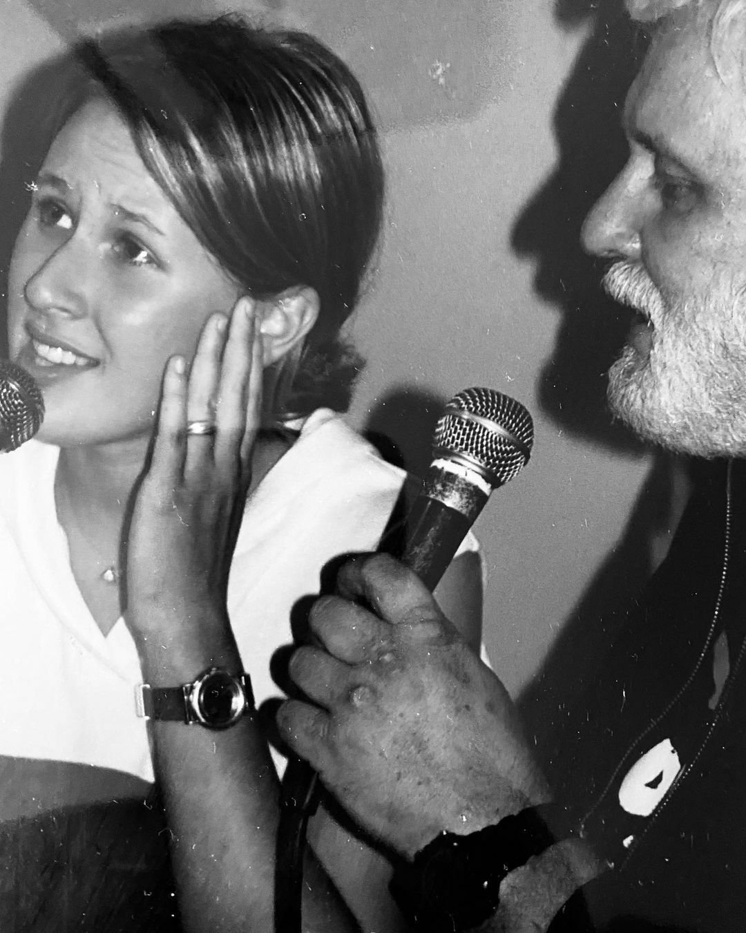 Tereza s otcem Karlem Černochem.