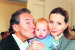 Karel Gott, jeho dcera Nelly a manželka Ivana