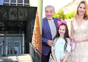 Karel Gott s dcerou Charlotte Ellou a manželkou Ivanou