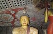Socha Budhy ve starém jeskynním chrámu v Dambulle na Srí Lance