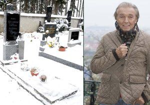Na hrobě rodičů těžce nemocného Karla Gotta řádili zloději? Z hrobu zmizela vánoční výzdoba. Možná bylo vše ale trochu jinak.