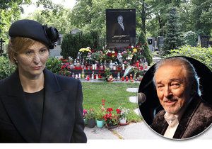 Hrob Gotta (†80) před výročím: Vdova Ivana Gottová zaplatila dar pro celý hřbitov!