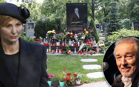 Hrob Gotta (†80) před výročím: Vdova Ivana Gottová zaplatila dar pro celý hřbitov!