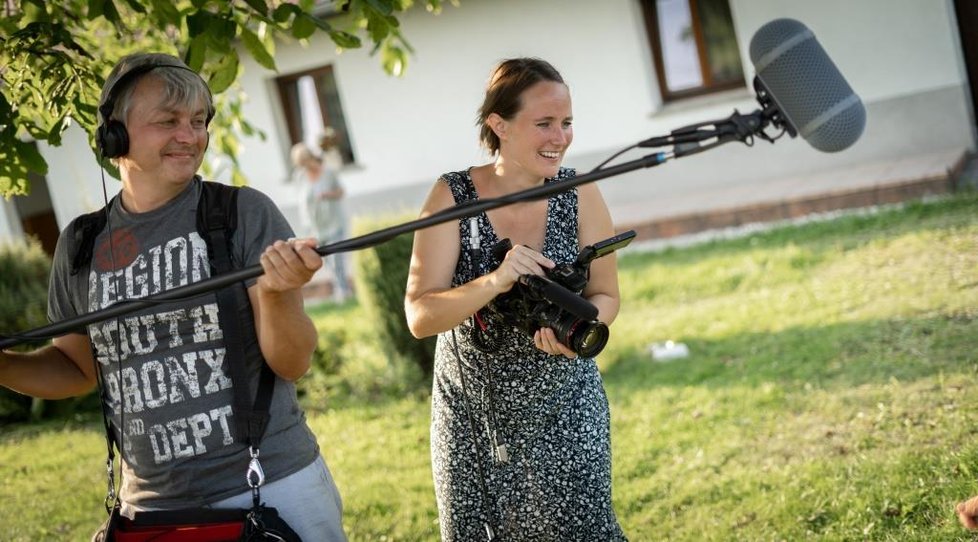 Záběry z dokumentu Karel a jeho natáčení