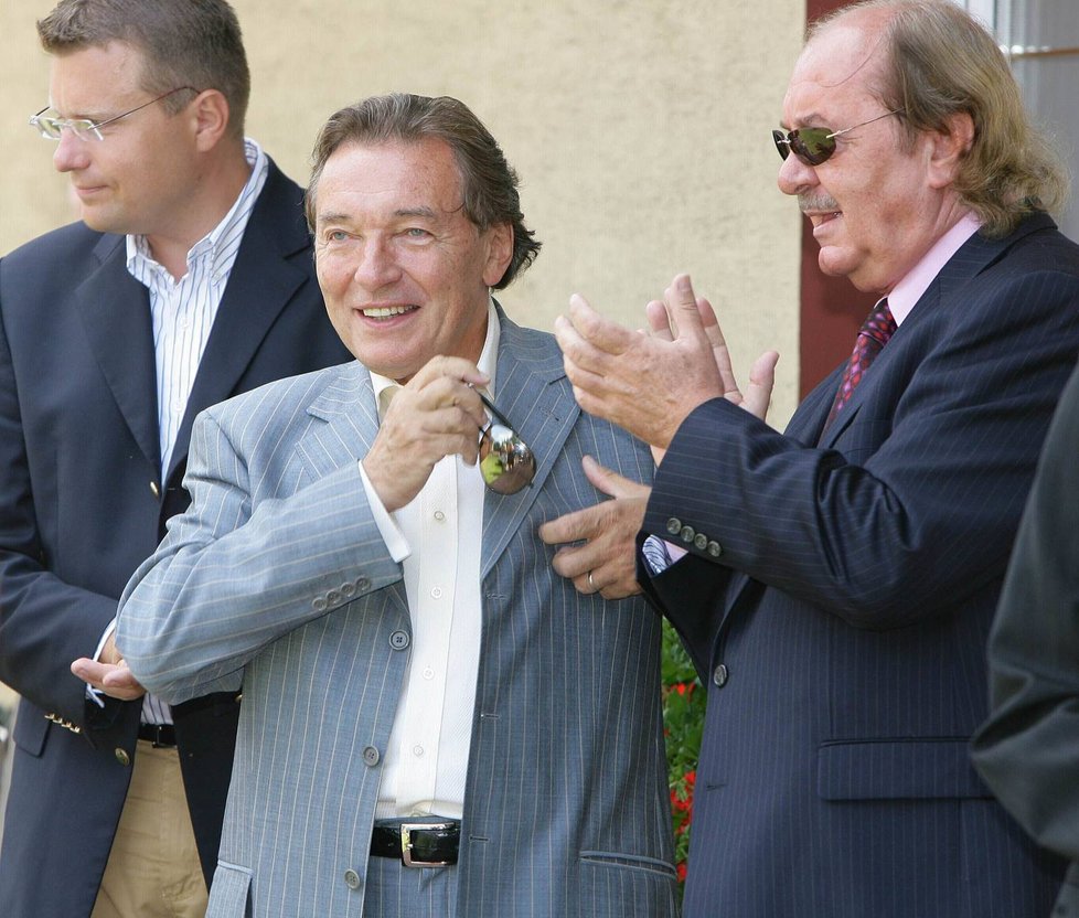 Karel Gott a František Janeček