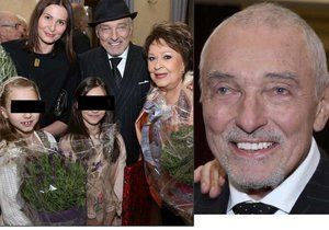 Nejvzácnější host na oslavě 85. narozenin legendární herečky! Karel Gott ukázal nové vlasy.