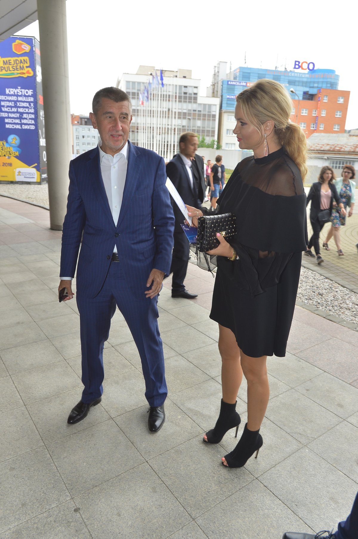 Andrej Babiš s manželkou Monikou přišli na koncert Karla Gotta