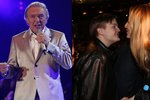 Na koncert Karla Gotta dorazila spousta celebrit. Artur Štaidl věnoval jeho choti přátelský polibek na tvář.