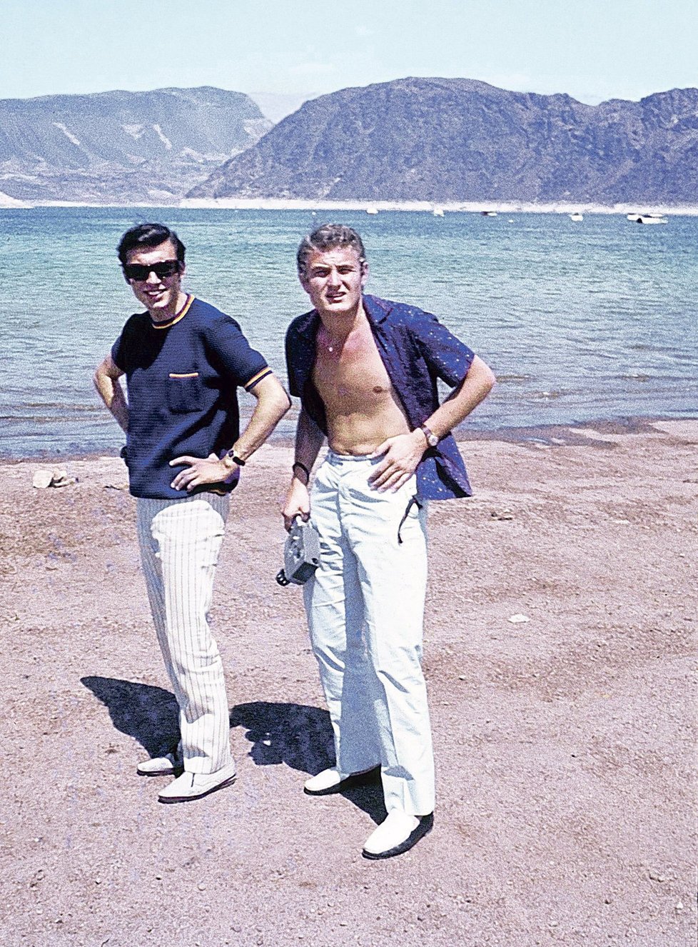 1968 - Karel Gott a Ladislav Štaidl: Po půlročním angažmá v Las Vegas se vrátili do Ameriky, aby se prohlédli místa, kam se nedostali.