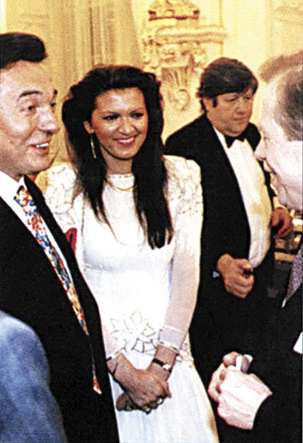 Karel Gott a Martina Zbořilová (Formanová)