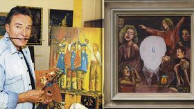 Dražba utajovaného obrazu Karla Gotta (†80): Velké zklamání! Za kolik se prodal?