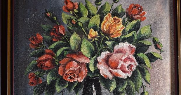 Obraz Zátiší s růžemi