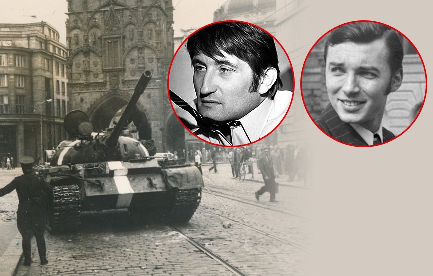 Pavel Landovký a Karel Gott v noci z 20. na 21. srpna spolu seděli v baru na Národní třídě.