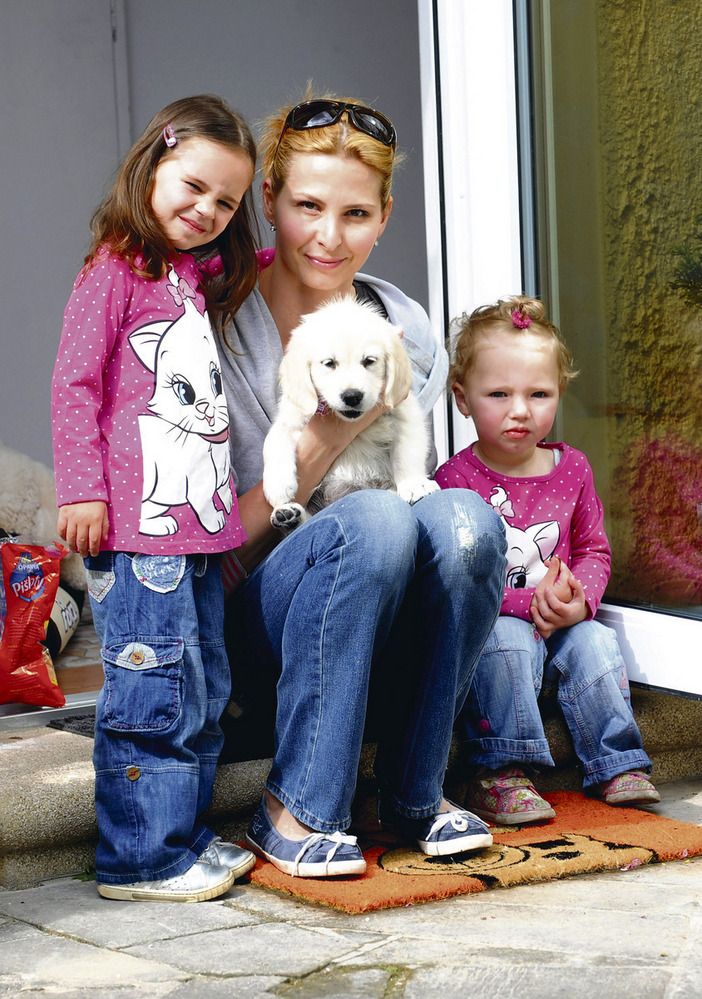 Ivanka s dcerami Charlotte a Nelly se Blesku pochlubila psí princeznou Stellou Gottovou