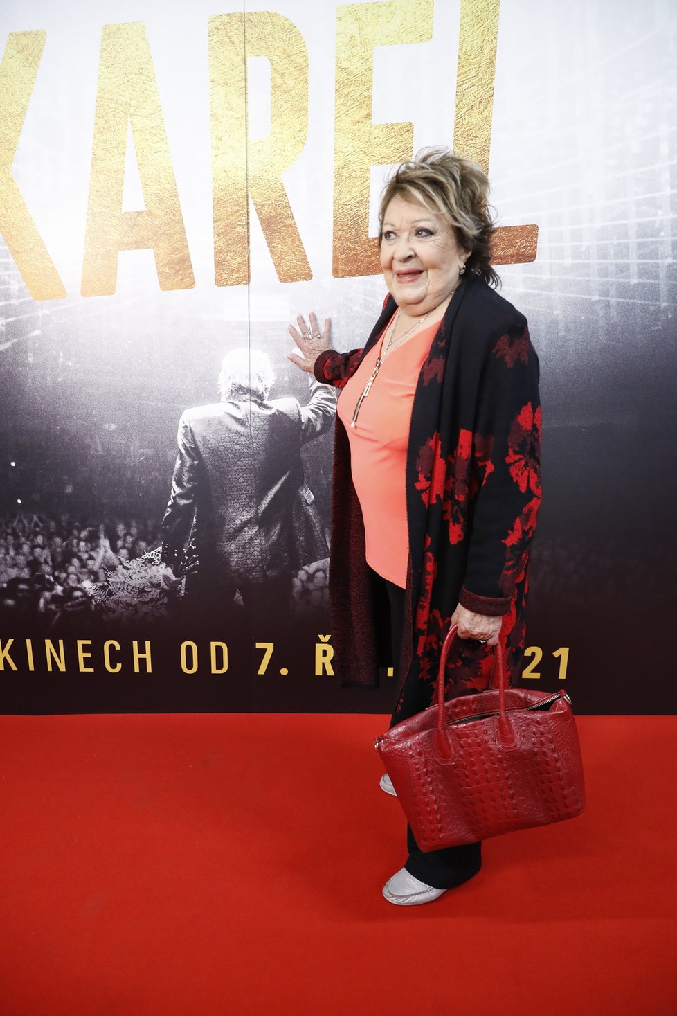 Premiéra filmu Karel: Jiřina Bohdalová