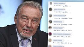 Karel Gott (†80) zemřel: Proč lidé mačkají pod články o jeho smrti písmeno F?