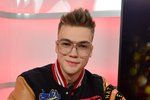 Mikolas Josef ve studiu Blesku