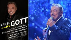 Samostatný Gottův koncert proběhne 31. května v Divadle Hybernia.