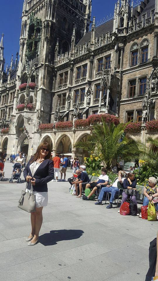 Na Marienplatz v samém centru Mnichova.