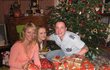 2008: Dcery Karla Gotta Dominika a Lucie s manželem Janem o Vánocích