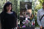 Hrob Karla Gotta navštívilo mnoho osobností i fanoušků.
