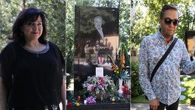 Hrob Karla Gotta navštívilo mnoho osobností i fanoušků.