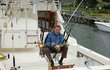 Turné po USA, rok: 2009 - Karel si v Hampton Bays (New York), kde odpočíval, vyzkoušel v přístavu rybaření.