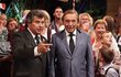 Rakouský zpěvák a moderátor Andy Borg (vlevo). Rakouský zpěvák a moderátor Andy Borg (vlevo).