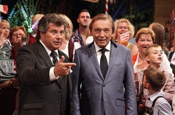 Karel Gott a Andy Borg (vlevo)